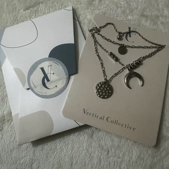 Vertical Collective Silver Necklace - Picture 1 of 1